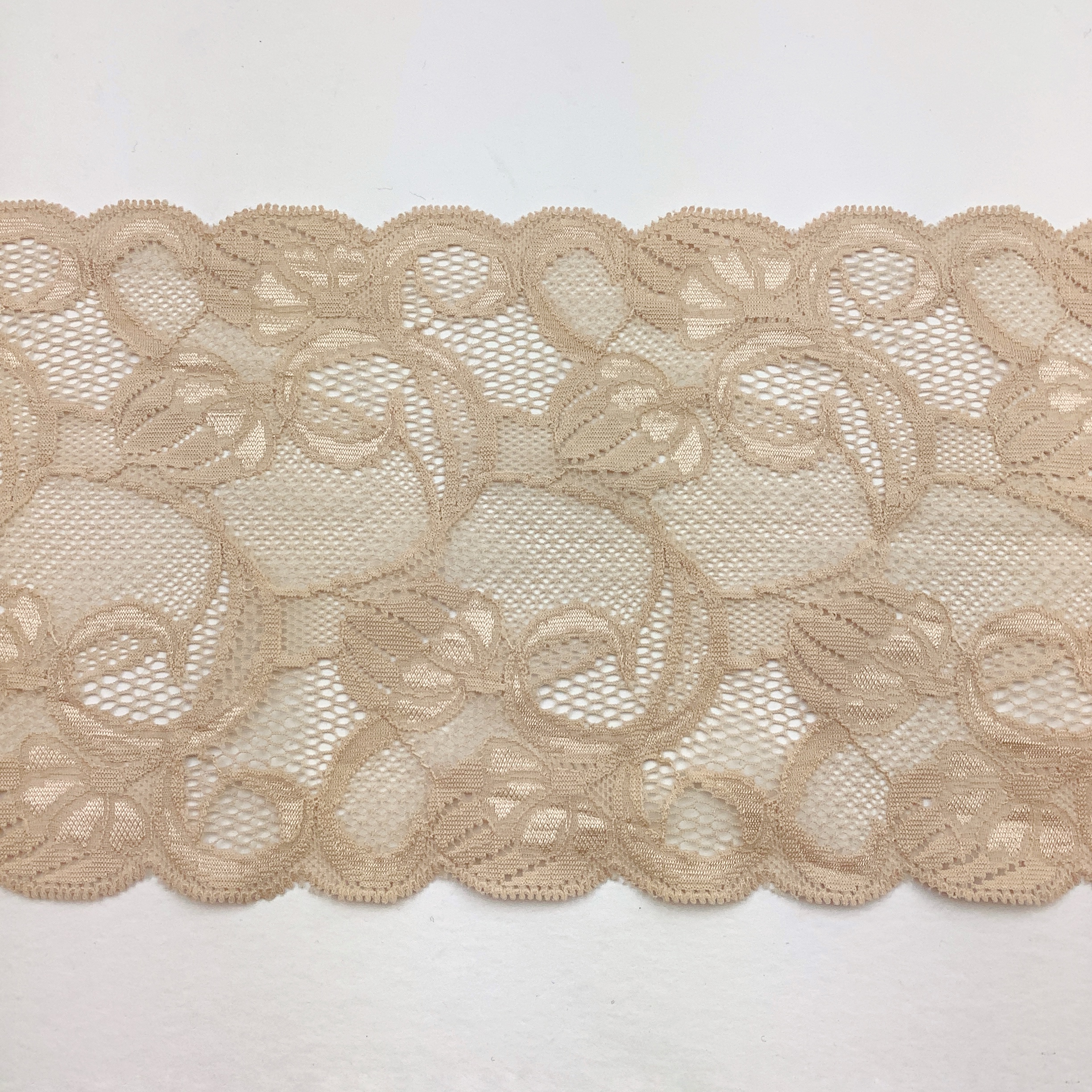 Stretch lace Nude 14cm - AM1582