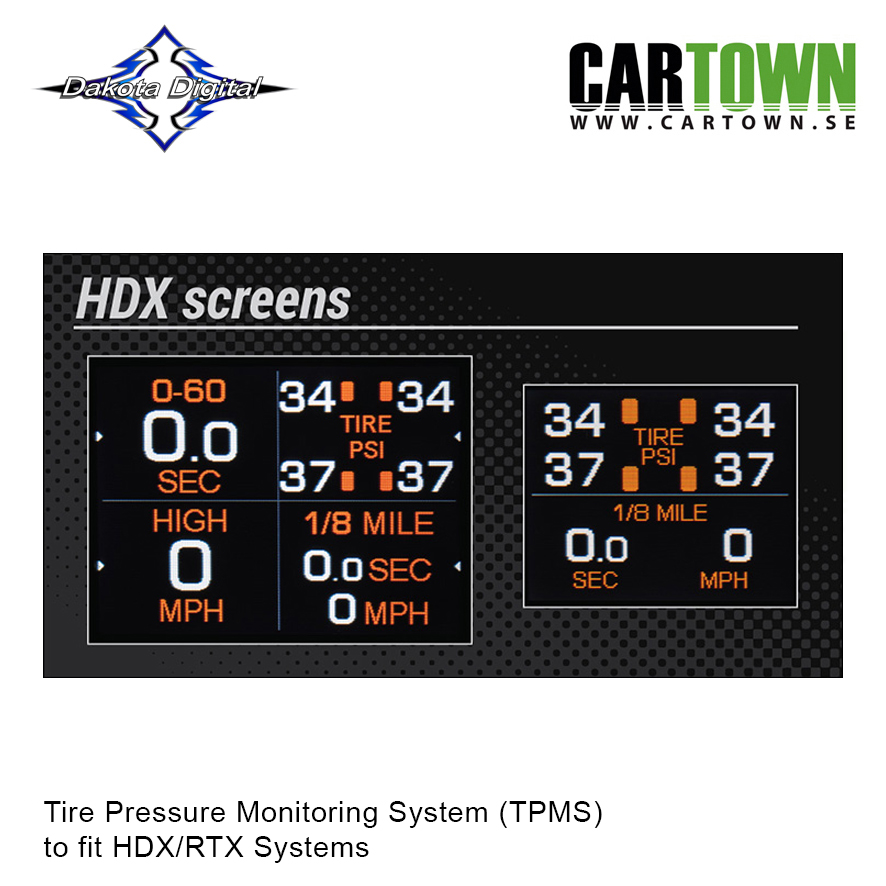 Mätarkluster BIM Tire Pressure Monitoring System (TPMS) Cartown