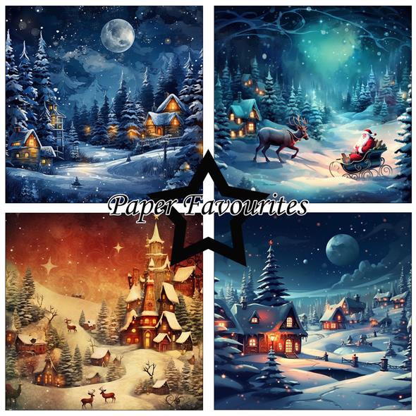 Paper Favourites Winter Village 6x6 Inch Paper Pack  - 2