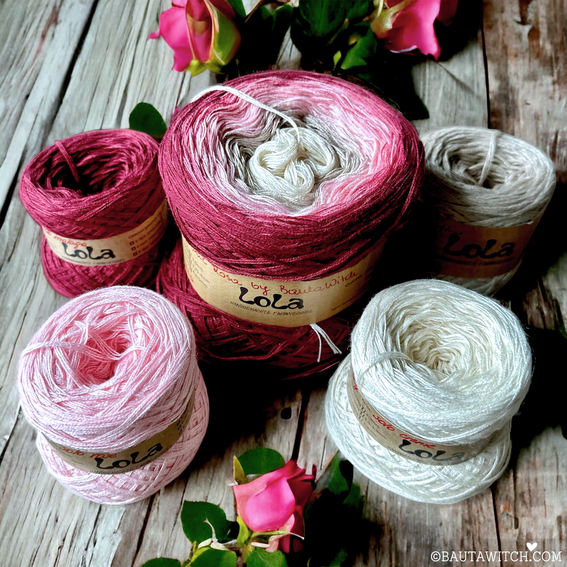 LoLa YarnCake BautaWitch Special, Shabby Chic Råsa (750 m) - 3