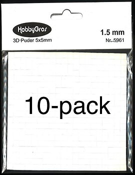 3D kuddar - 1,5 mm 10-pack
