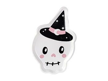 Halloween Dödskalle Papptallrikar 18 x 27 cm