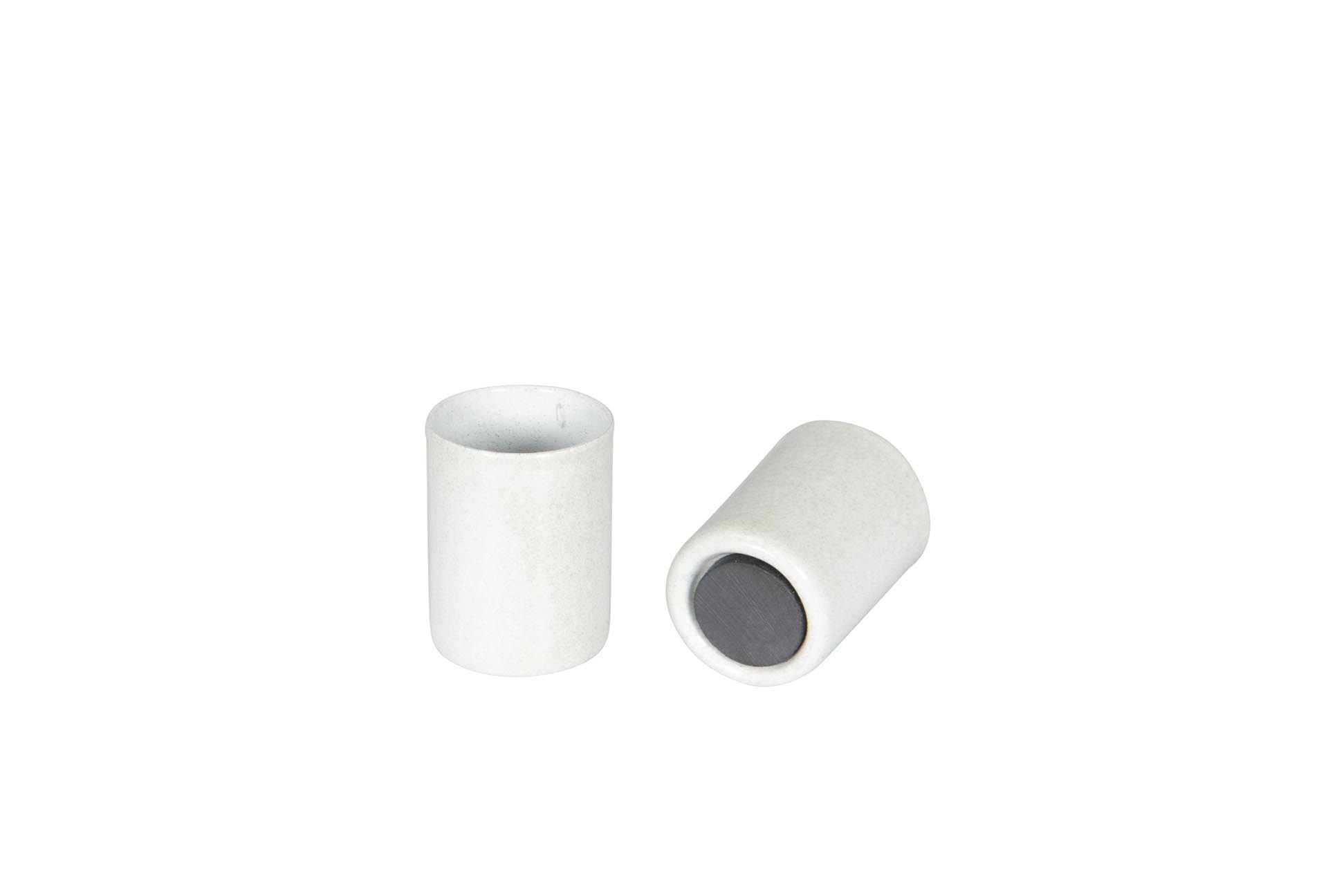 Ljushållare med magnet 3cm vit till kronljus
