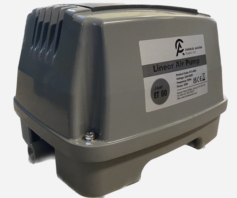 Luftpump ET60 Charles Austen 230V Nettoprisad artikel