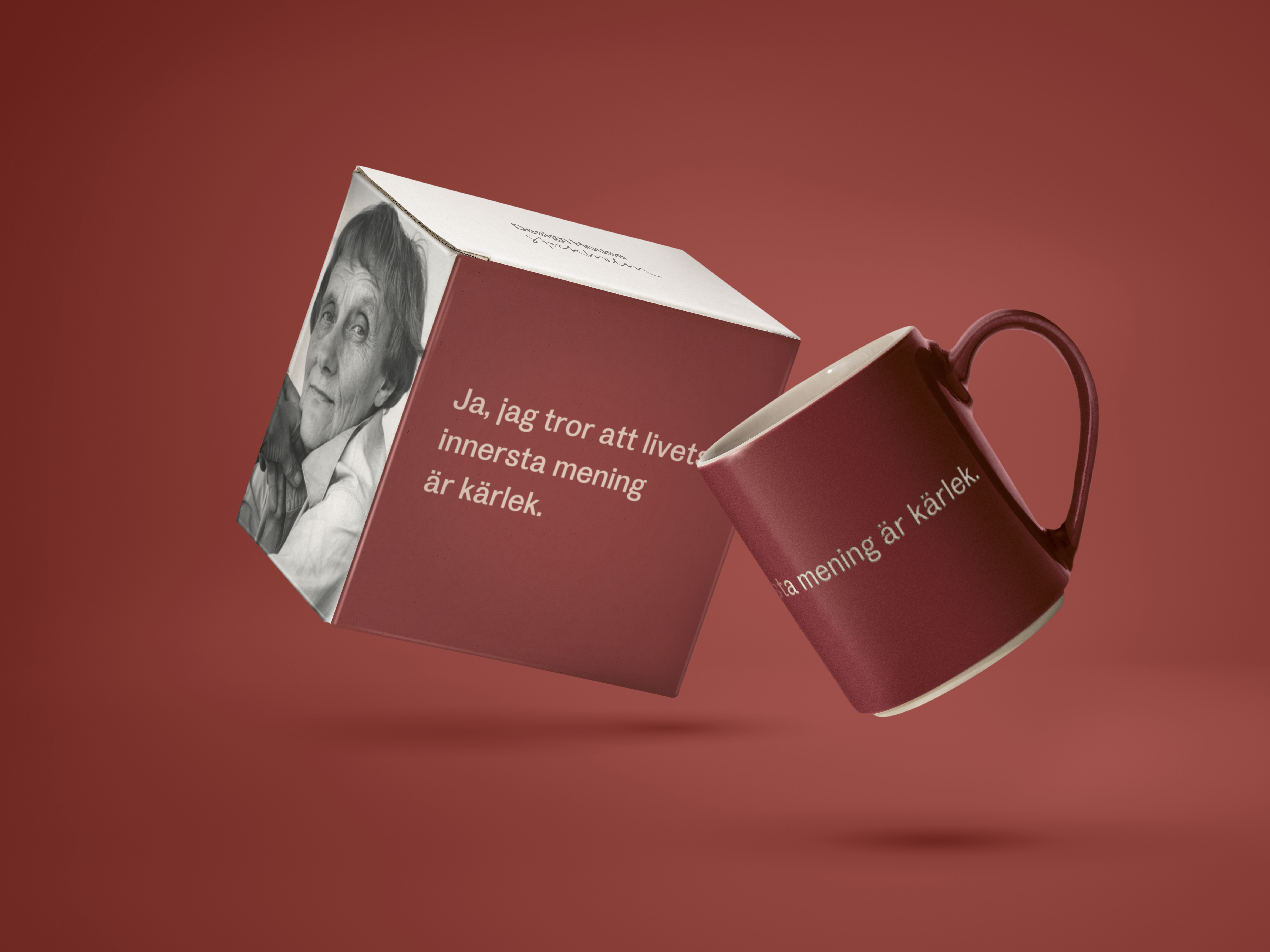Astrid Lindgren Citat Mugg - "Ja, jag tror att livets innersta mening är kärlek" - 2