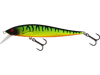 westin jerbite sr 9cm 8g is a floating jerkbait for perch. A good lure over shallow areas. Color: firetiger