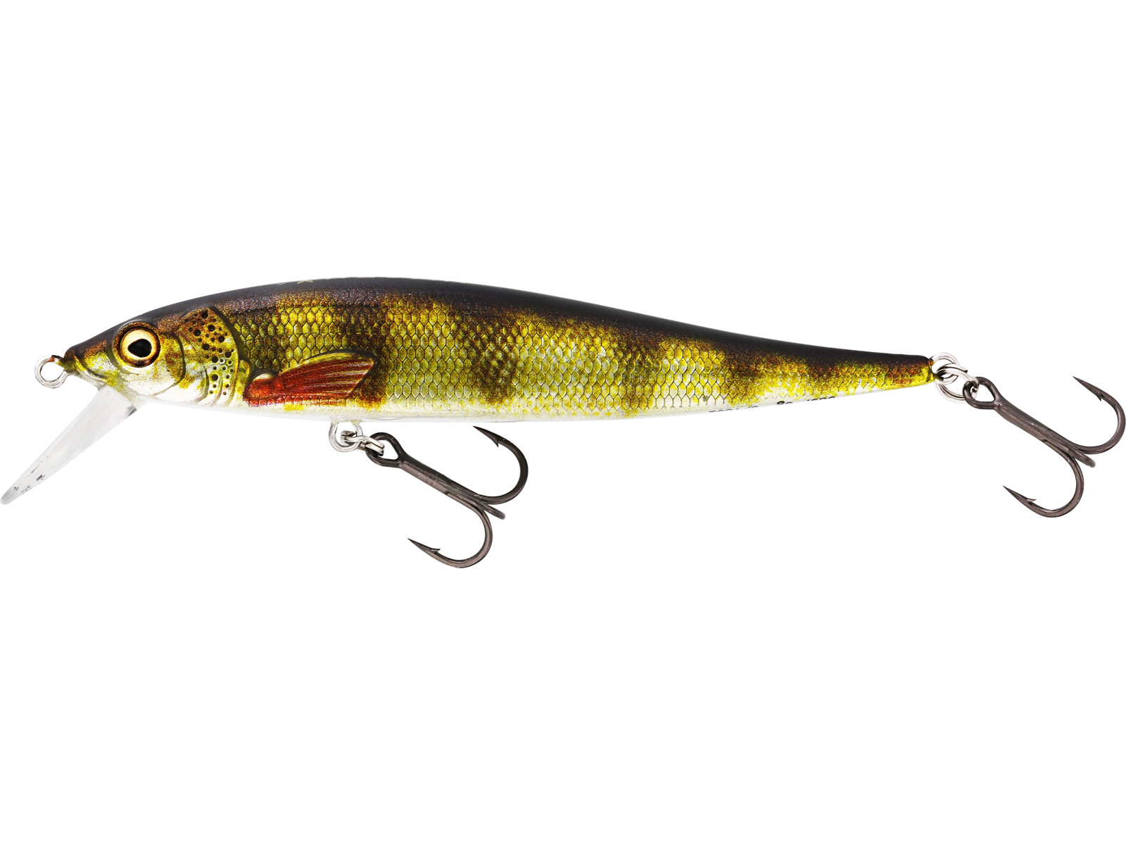 westin jerbite sr 9cm 8g is a floating jerkbait for perch. A good lure over shallow areas. Color: real perch