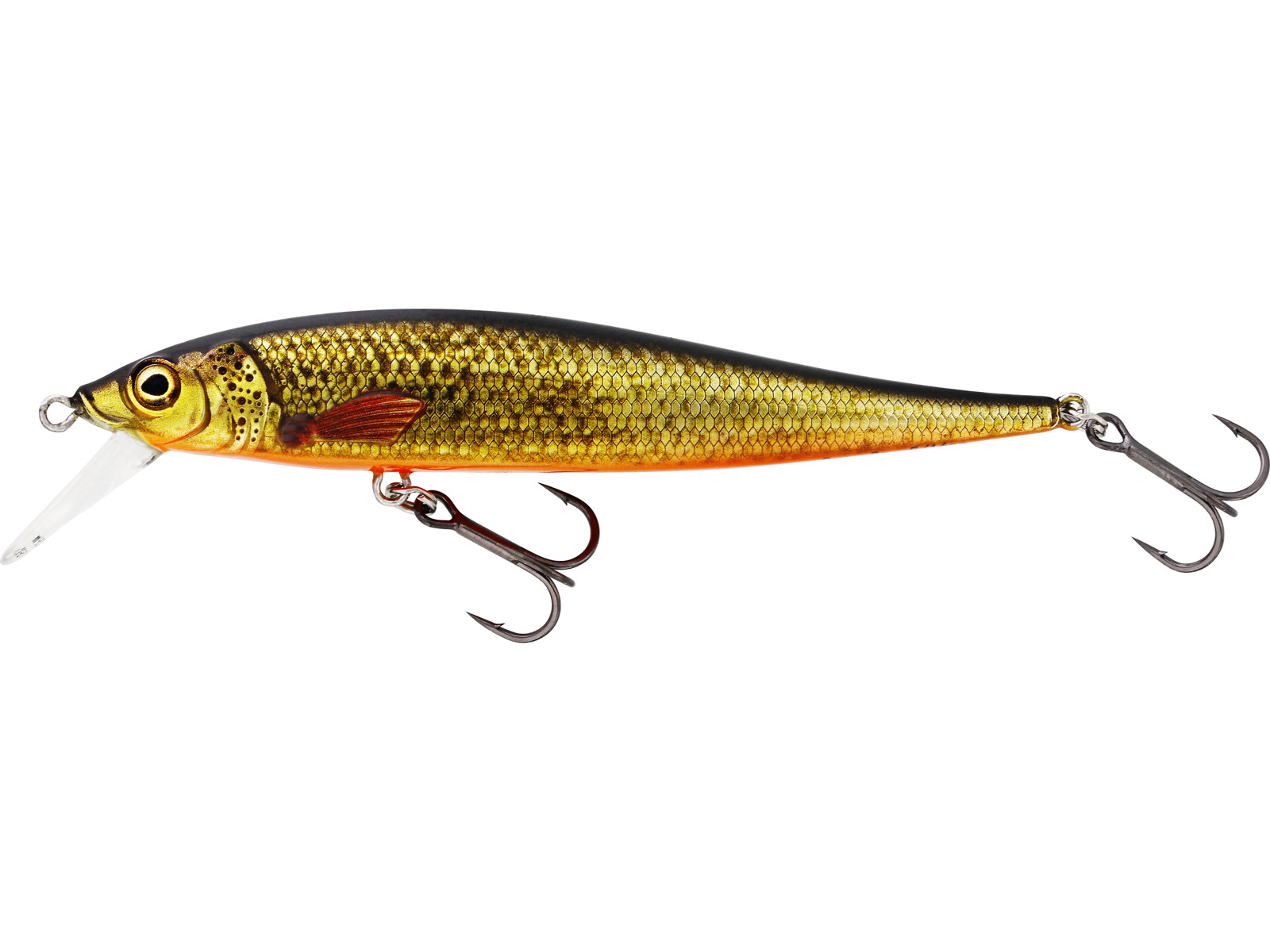 westin jerbite sr 9cm 8g is a floating jerkbait for perch. A good lure over shallow areas. Color: real rudd