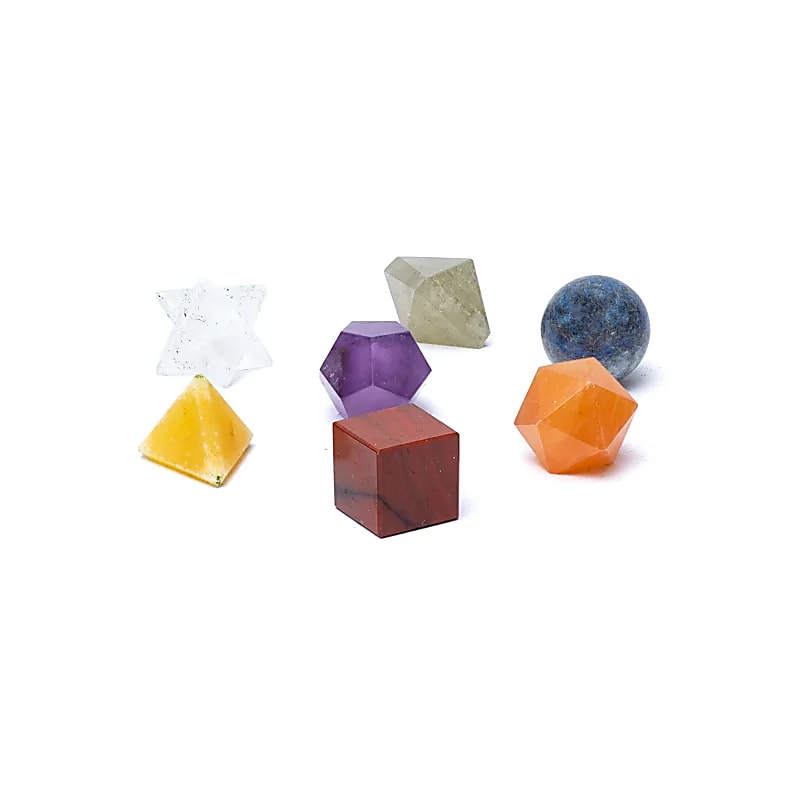 Chakra helig geometri 7-delad uppsättning (ca 2 cm) - 2