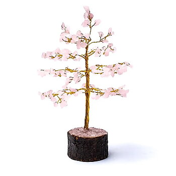Ädelsten träd rosenkvarts