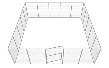 Green Fence Dog Farm No. 4, 36 square meters