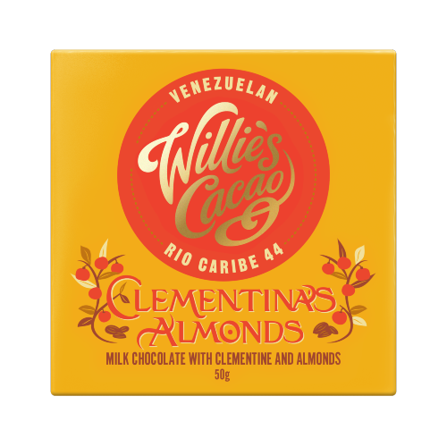Willie's Cacao - Clementinas almonds, 50g