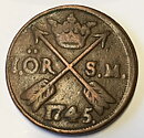 1 ör SM 1745 stort årtal god 1