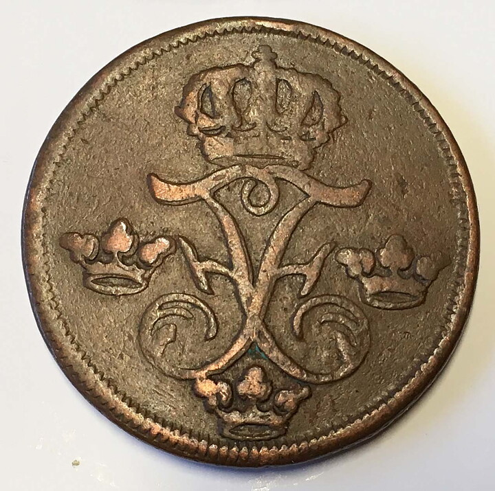 1 ör SM 1745 stort årtal god 1