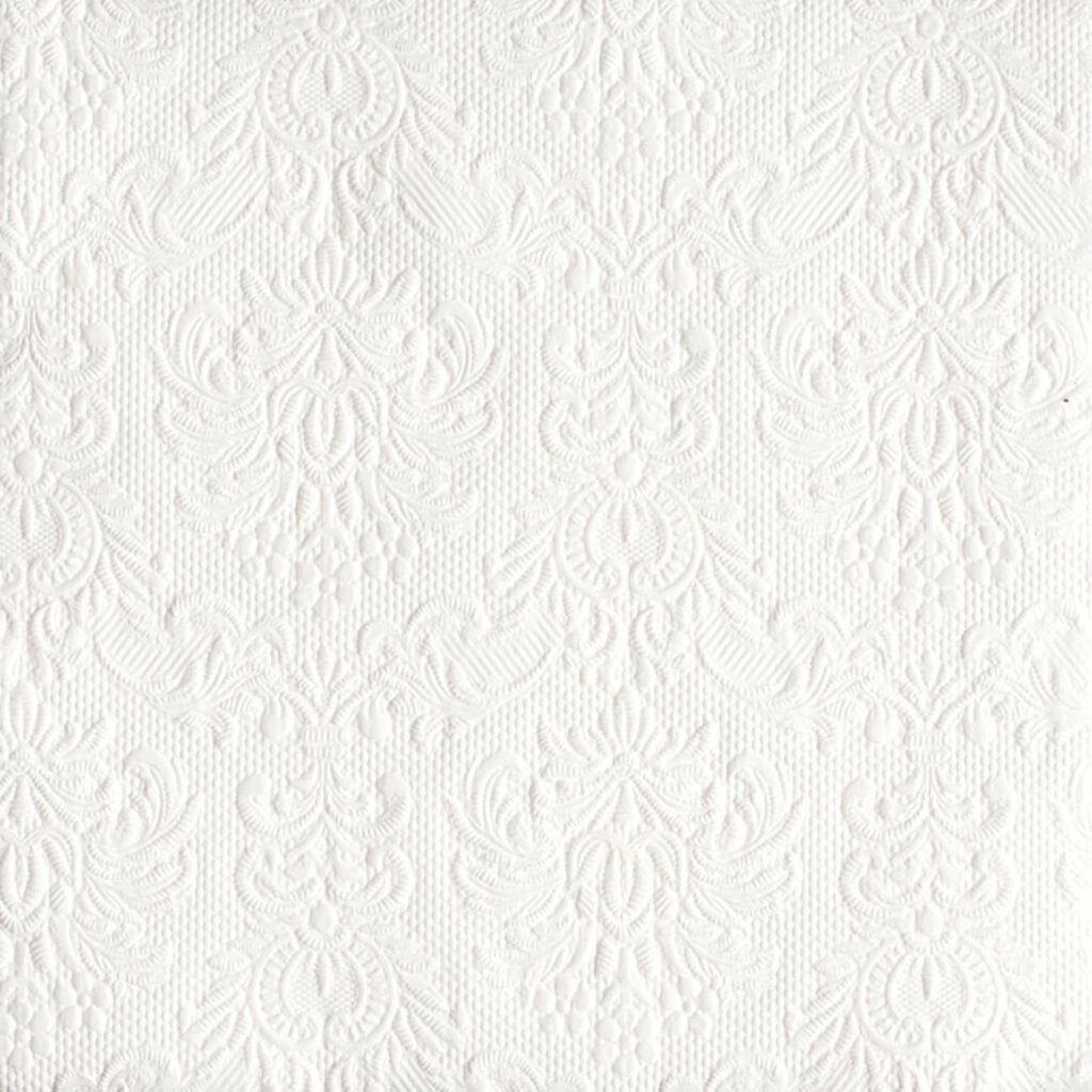Servett  Middag Elegance white
