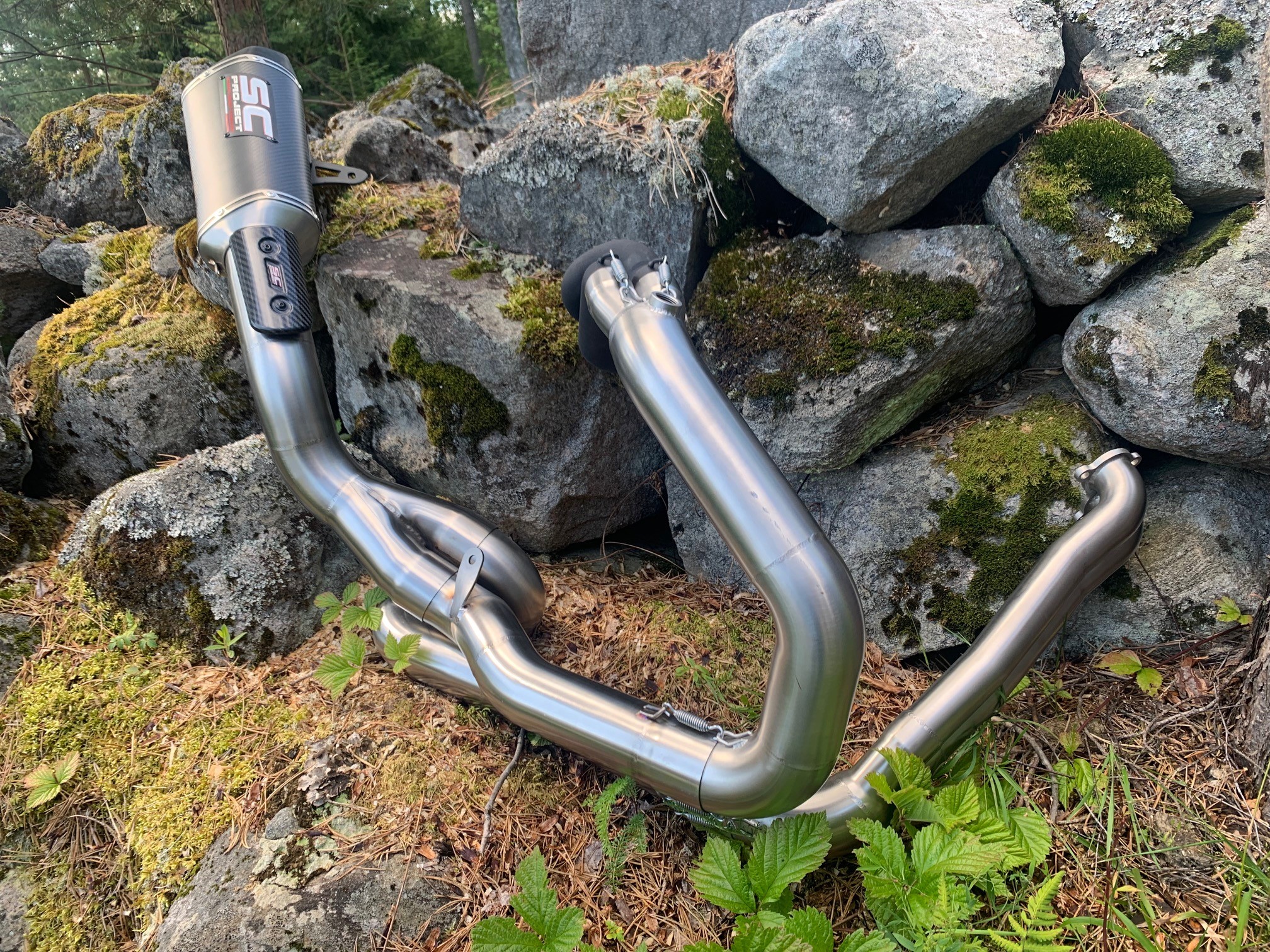APH Ultimate by NCCR Full Exhaust System Racesport for EBR 1190 RX  Sweep-up SC-Project - 11