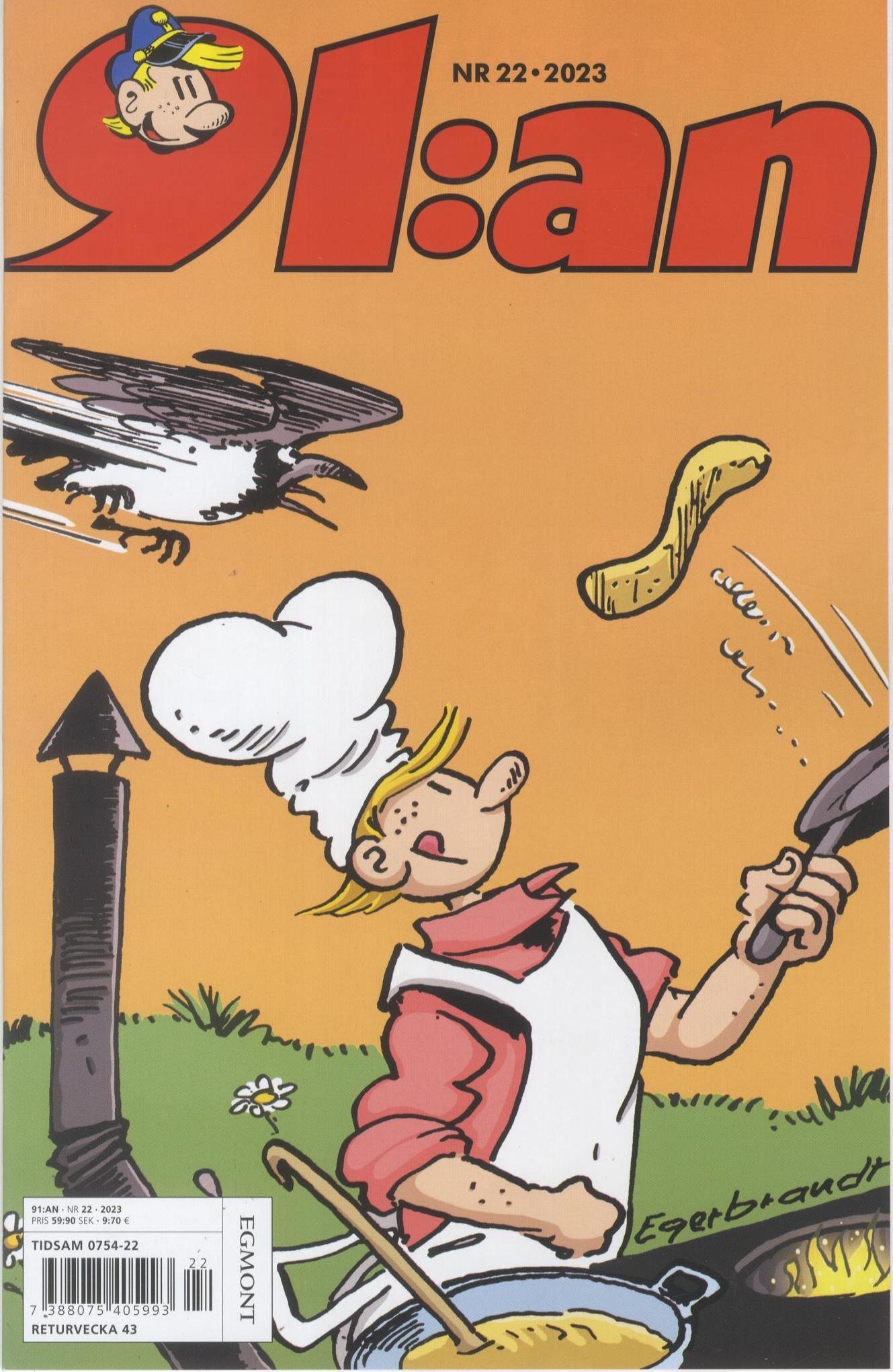 91:an 2023 nr 22, Lågsäsong del 1, OBS! detta nr har en opublicerad sida av Asterix