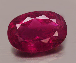 0.70 ct rare natural oval cut red spinel gemstone - 3