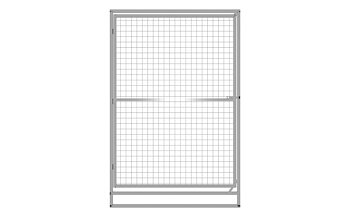 Green Fence Dog Run Door Section