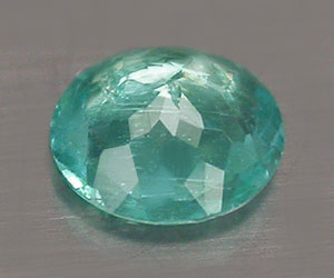 Hermosa apatita azul paraiba natural de corte redondo de 4,2 mm - 2