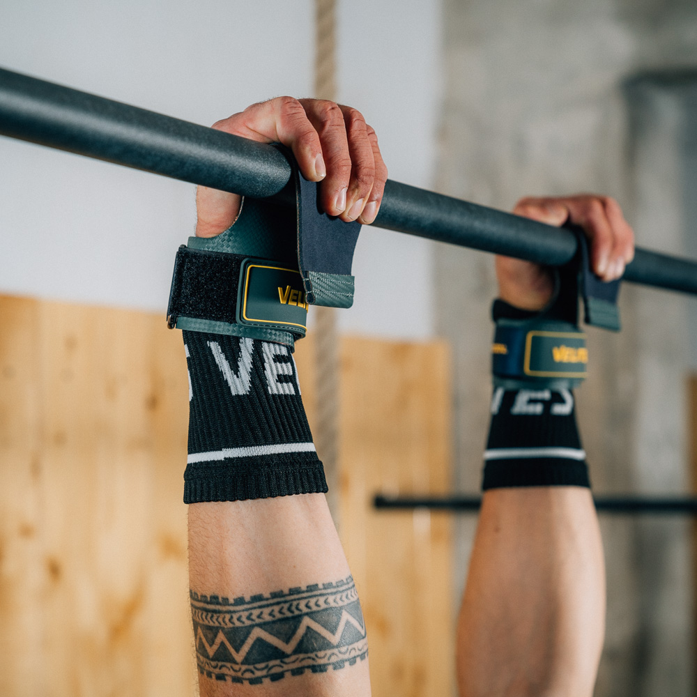Velites - Quad Ultra Hand Grips No Chalk Dark Green Kit - 8