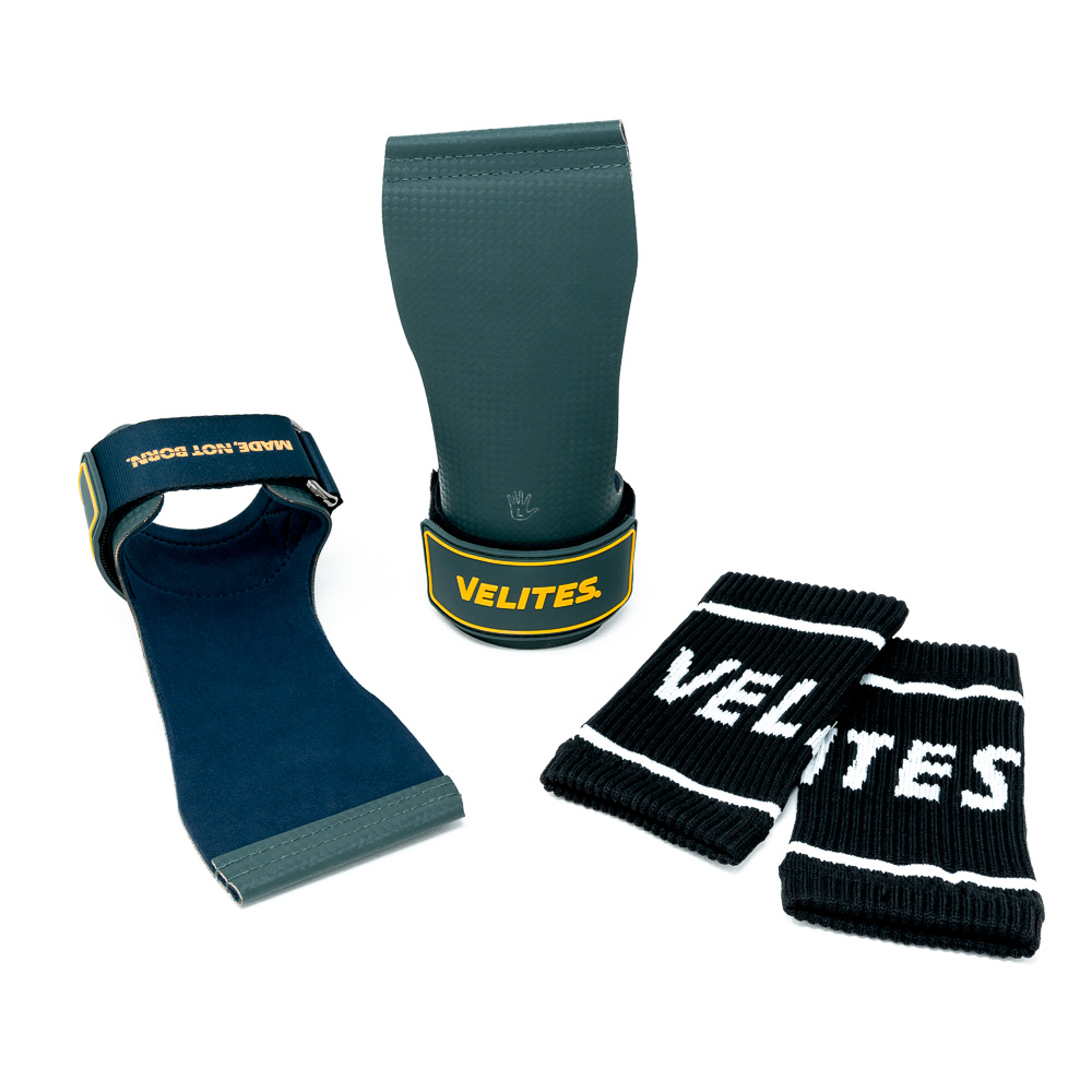 Velites - Quad Ultra Hand Grips No Chalk Dark Green Kit - 6