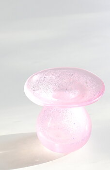 Munblåst vas No.1 Rosa
