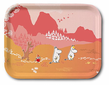 Moomin tray 27x20 cm - Moomin Valley Pink