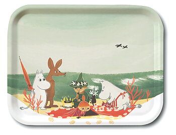 Moomin tray 27x20 cm - Beach Picnic