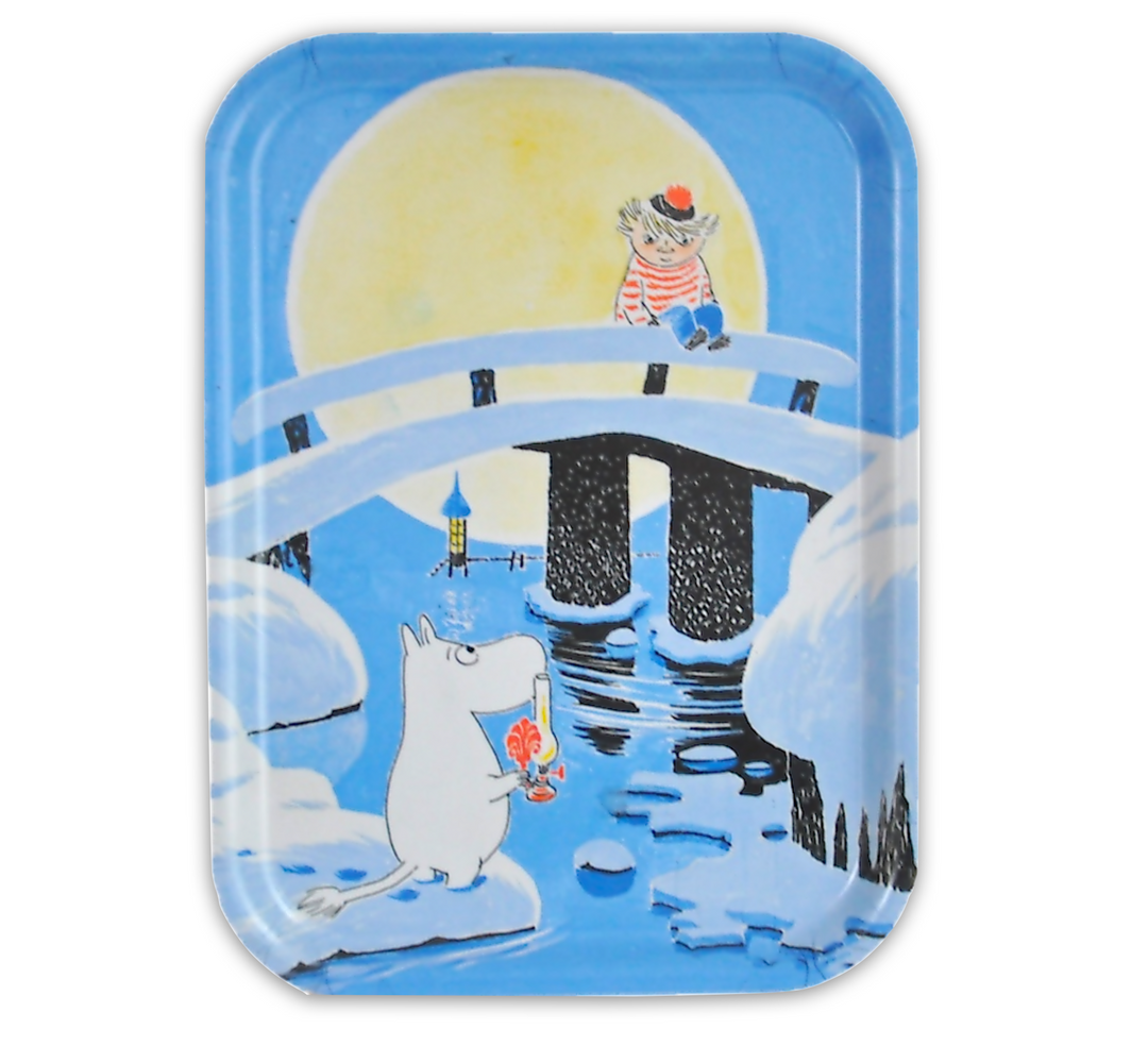 Moomin tray 27x20 cm - Moomin Midwinter