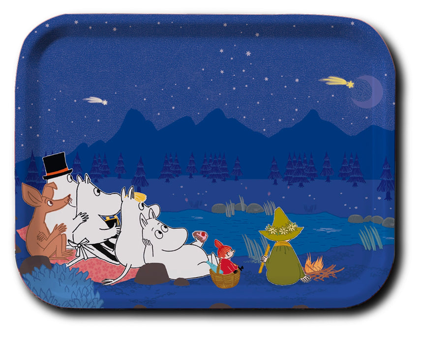 Moomin tray 27x20 cm - Under the stars