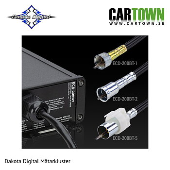 Mätarkluster Replacement cables for the ECD-100 and ECD-200BT.