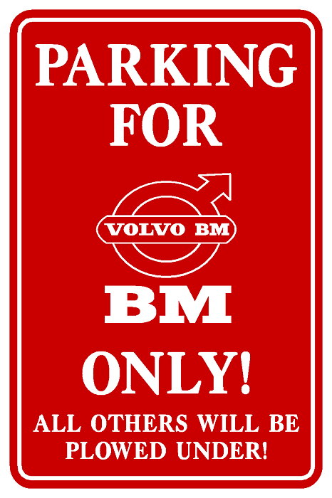 Metall Skylt Volvo