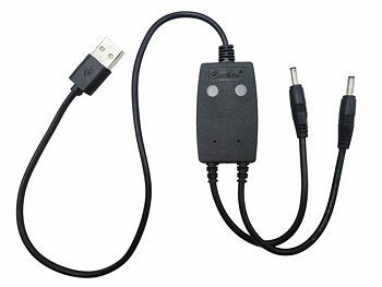 Laddkabel USB till 2x litiumbatterier på 7,4 V