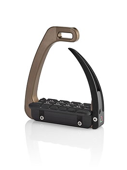 Safe Riding S-Light Safety Stirrups - Mocha Brown 