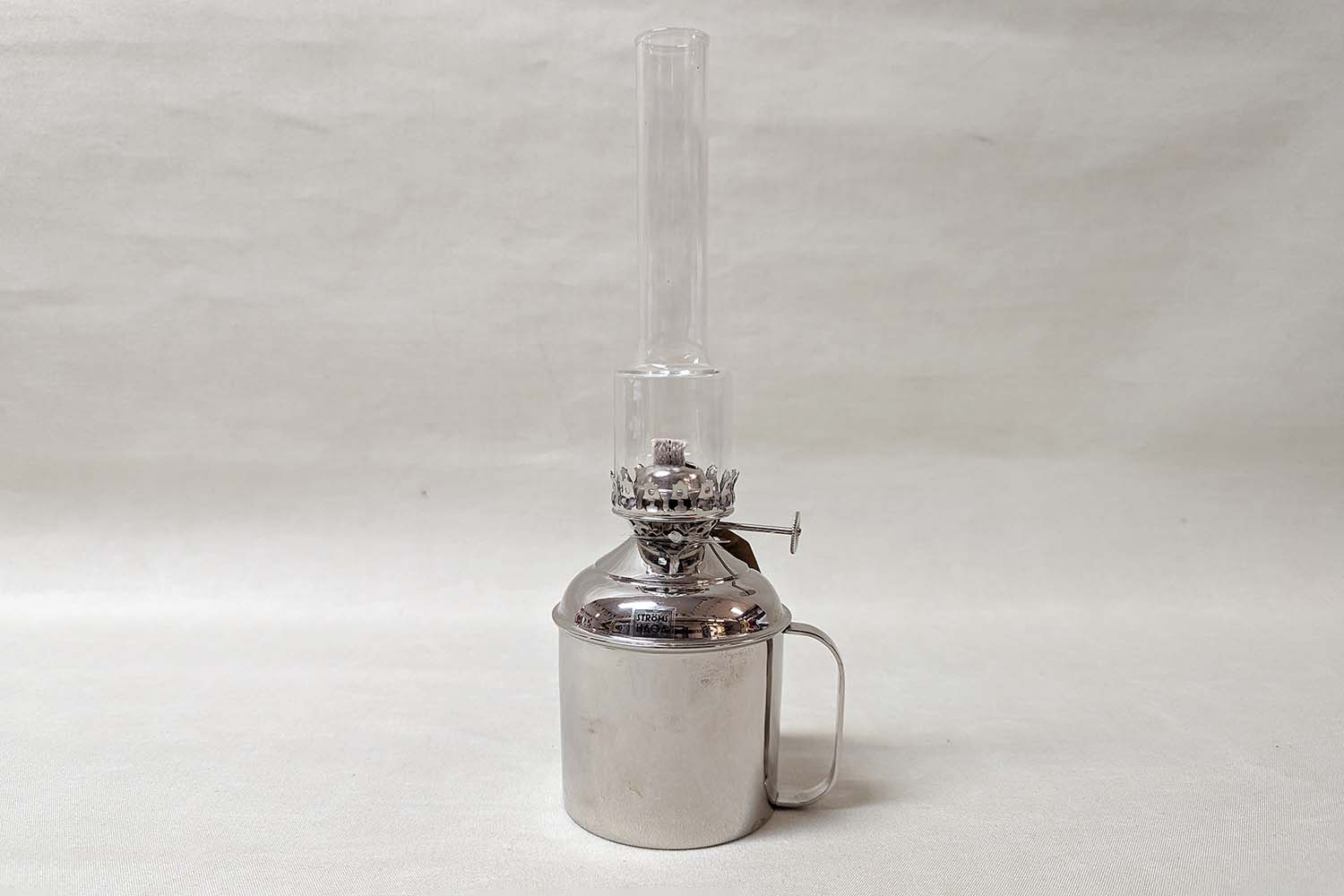 Linne kerosene lamp Nickel 27 cm