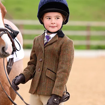 Aubrion Saratoga tweed Ull Jakke barn