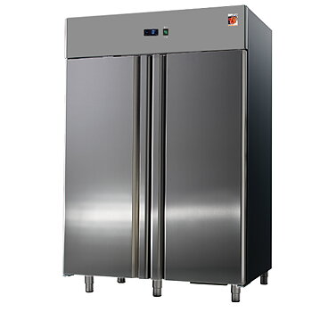 Kylskåp 1400 L, rostfritt, GN2/1