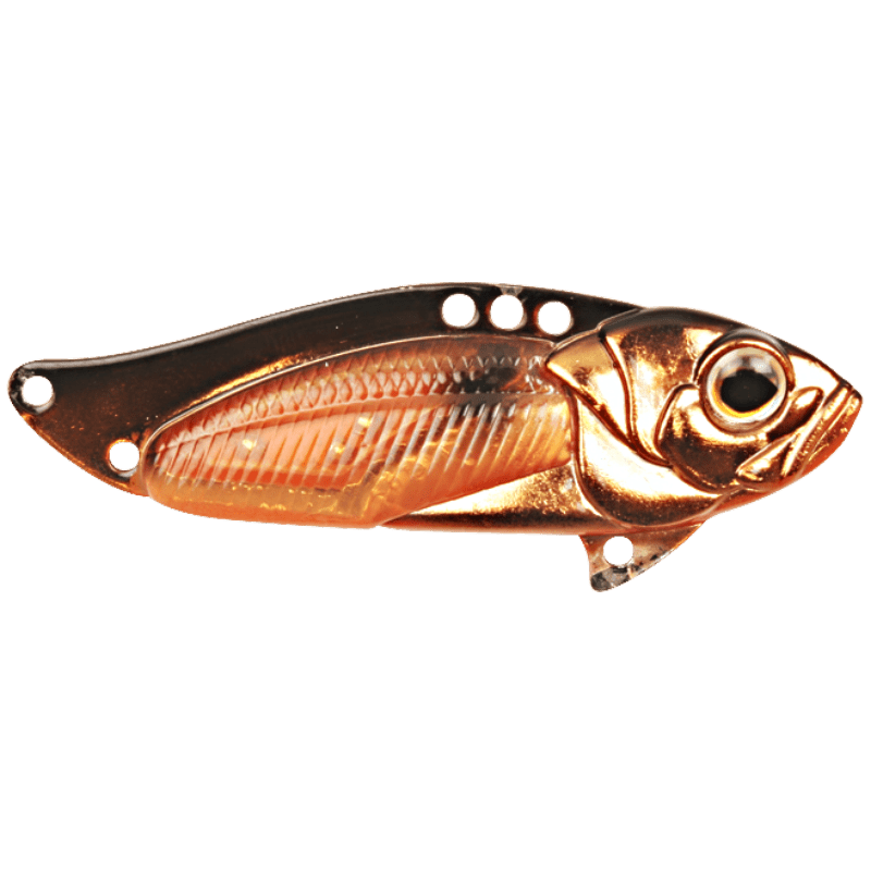astro vibe från strike pro är 5.5cm lång och väger 17g. ett otroligt bra drag för abborre. färg: golden shiner