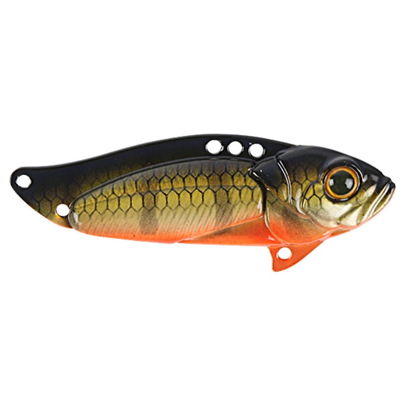 astro vibe från strike pro är 5.5cm lång och väger 17g. ett otroligt bra drag för abborre. färg: baby perch