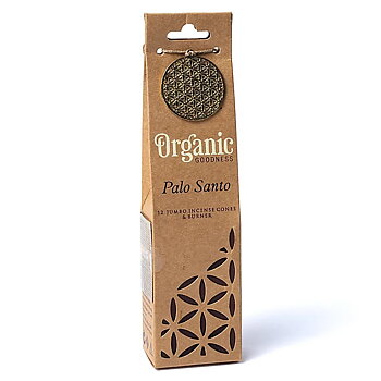 Organic Goodness Palo Santo incense cones + burner