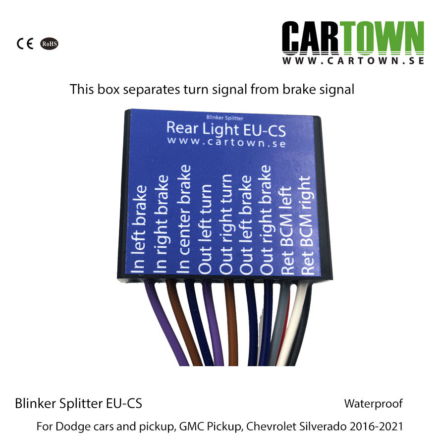 Blinker Splitter EU-CS Universal Vattentät - 2