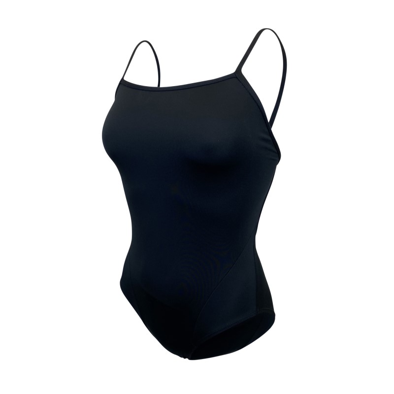 Badeanzug HALLOWEEN Mini schwarz aus chlorbeständigem Material für Training und Wettkampf mit komfortablem Light-Cross-Back-Pro