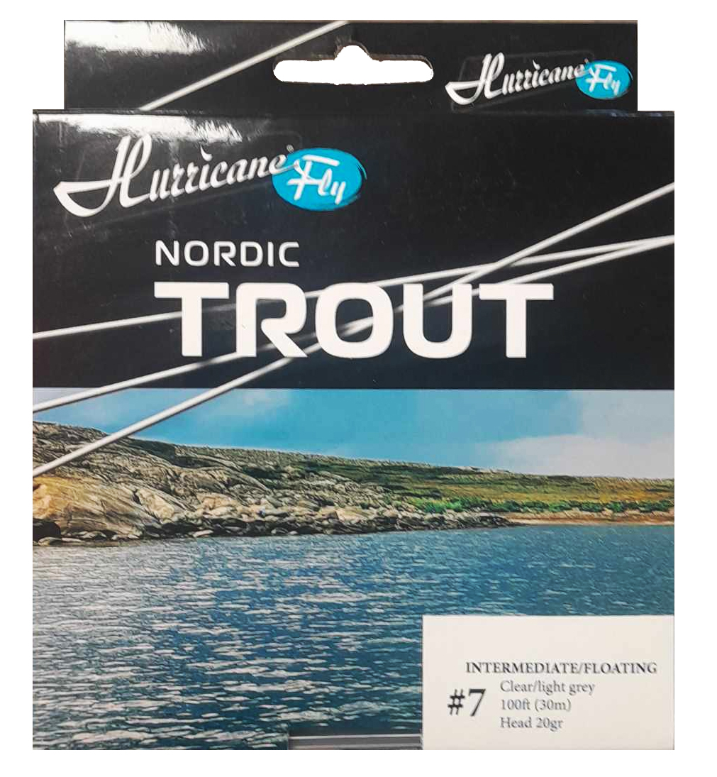Hurricane Nordic Trout Intermediate/Floating Clear/Light Grey 30m