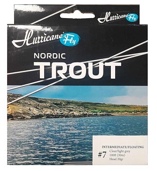 Hurricane Nordic Trout Intermediate/Floating Clear/Light Grey 30m