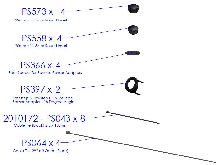 FK1001 Zestaw montażowy czujnika AccessStep OEM - 2