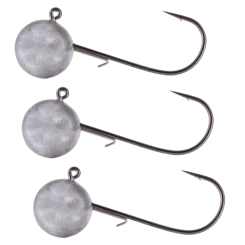 Hurricane Round Jiggskallar (3-pack)