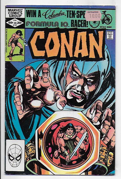 Conan The Barbarian # 131 VG+ Prislapp