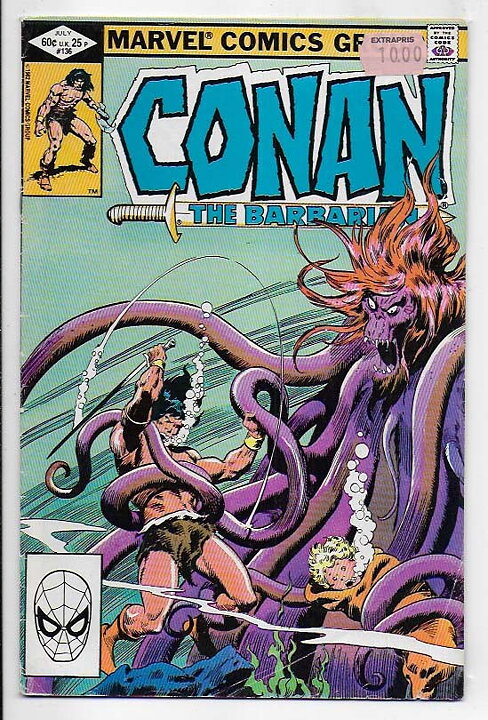 Conan The Barbarian # 136 VG Prislapp