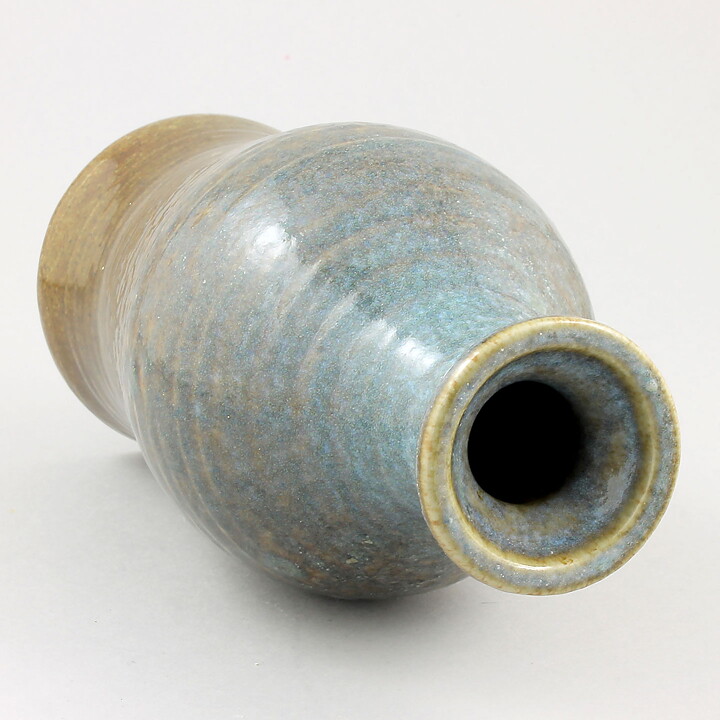 Carl-Harry Stålhane (STB 1957) Blue/Green Bottle Vase 23 cm